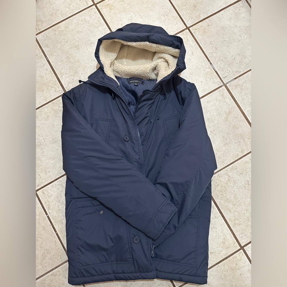 JCrew Sherpa Lined Puffer
